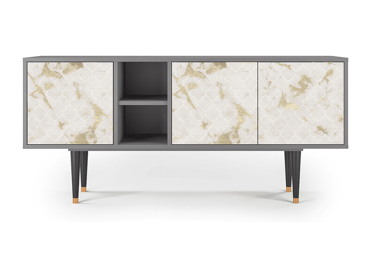 Meuble TV - 150х69х41 cm - T5 - Sahara desert, Gris