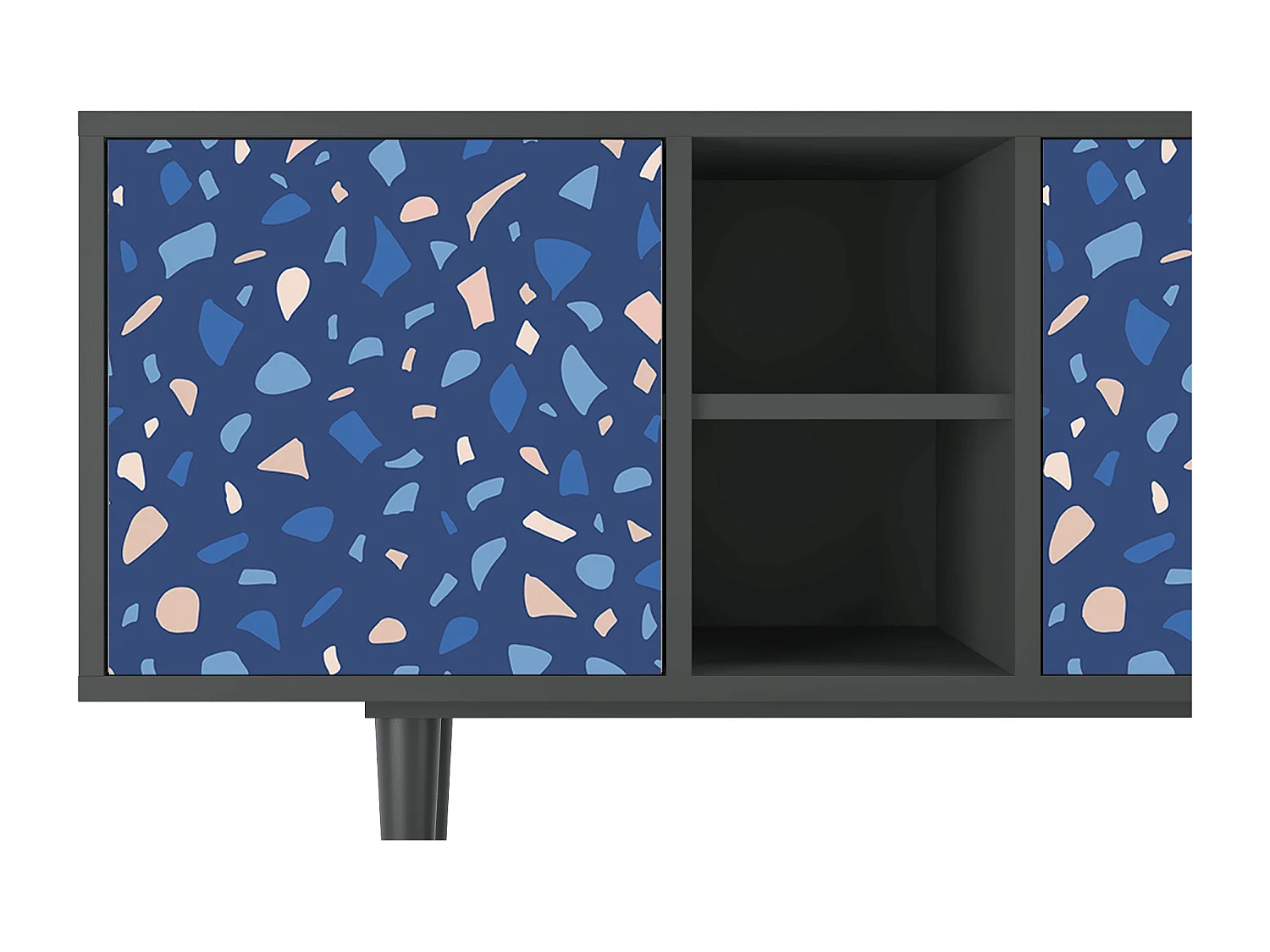 TV-Möbel - 150х69х41 cm - T5 - Soap Whirpool, Anthrazit