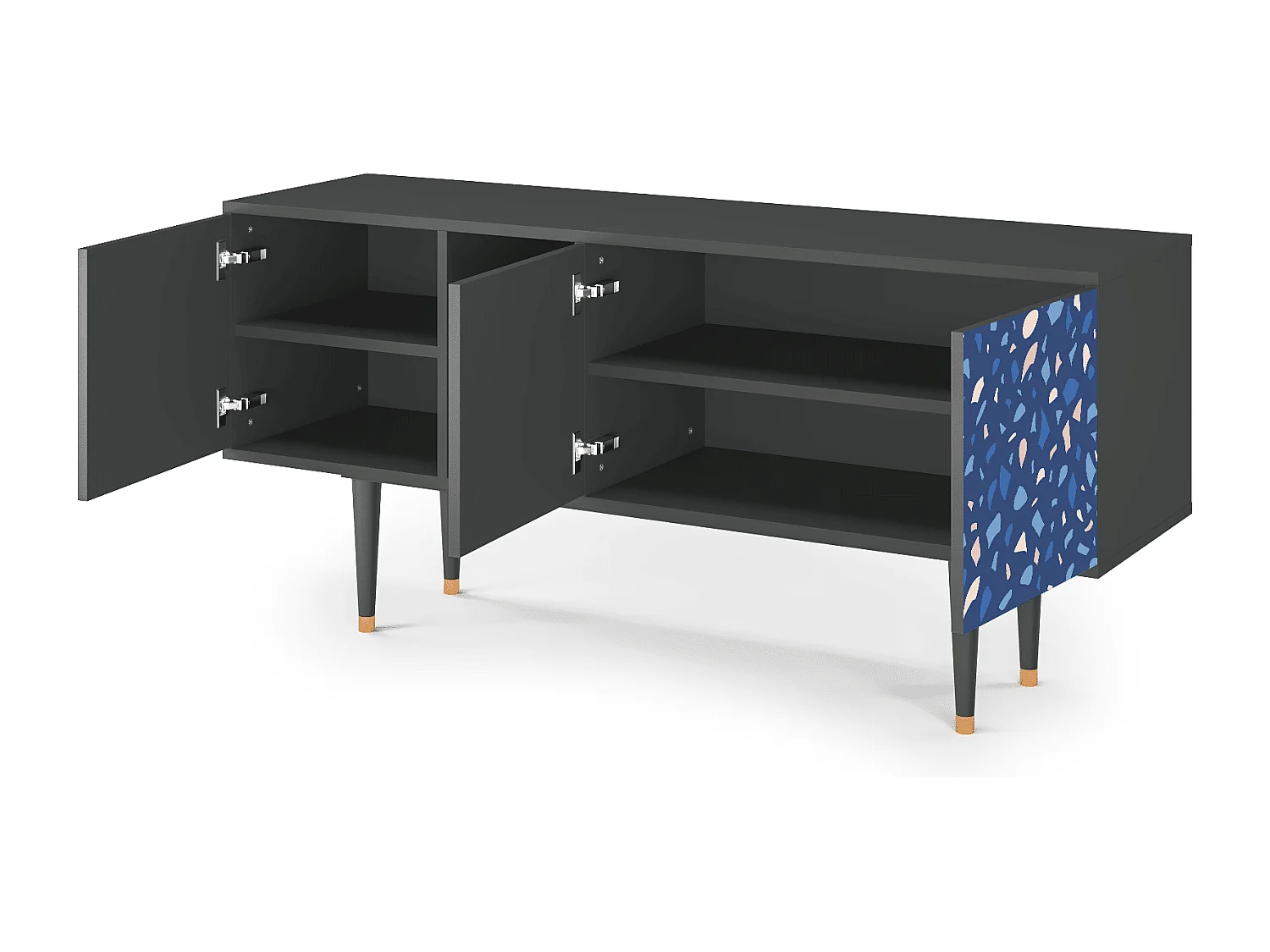 TV-Möbel - 150х69х41 cm - T5 - Soap Whirpool, Anthrazit