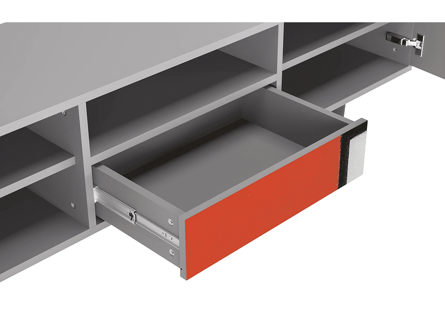 Mueble de TV - 170х59х41 cm - T6 - Composition, Cinza