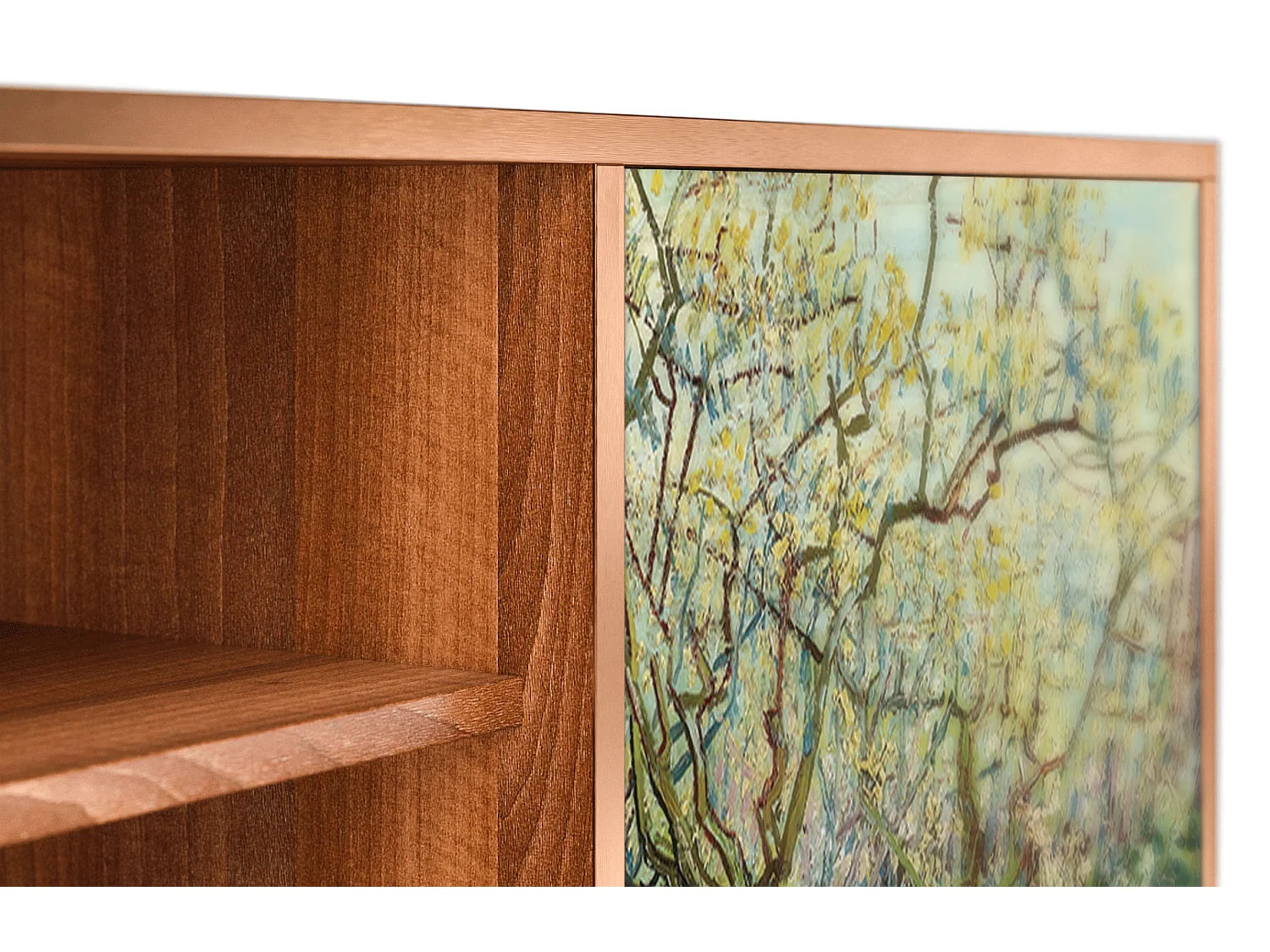 Mobile TV - 170х69х48 cm - T2 - The Bianco Orchard, Noce