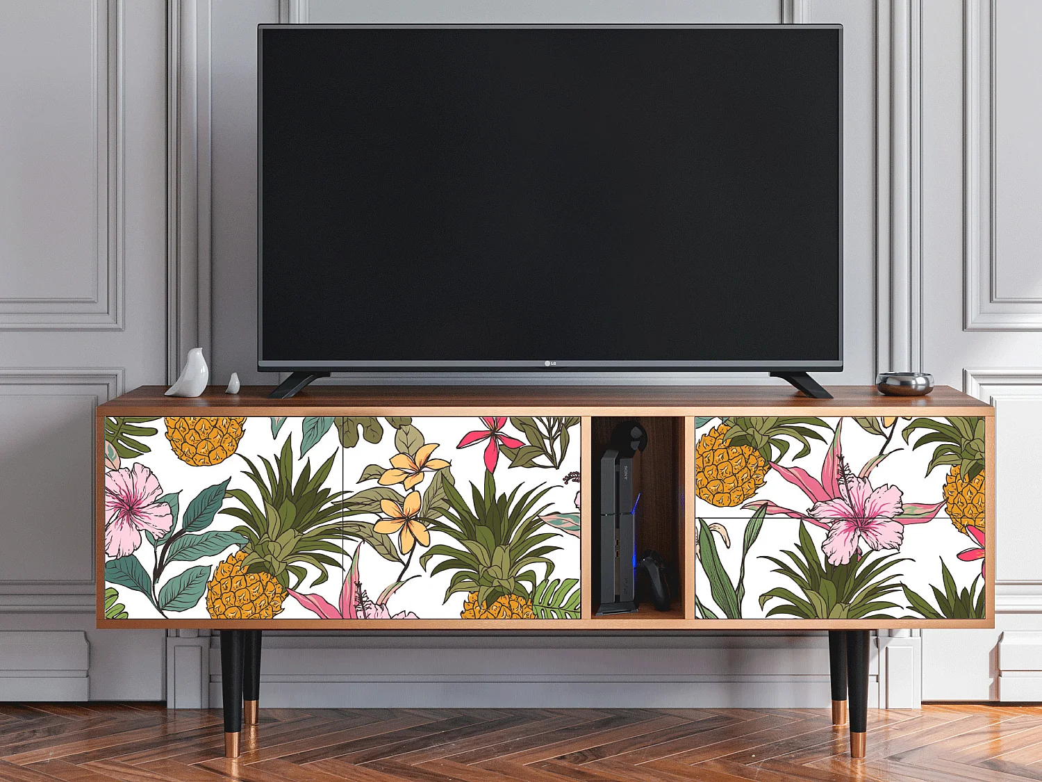 Mobile TV - 170х69х48 cm - T1 - Estival Fruit, Noce