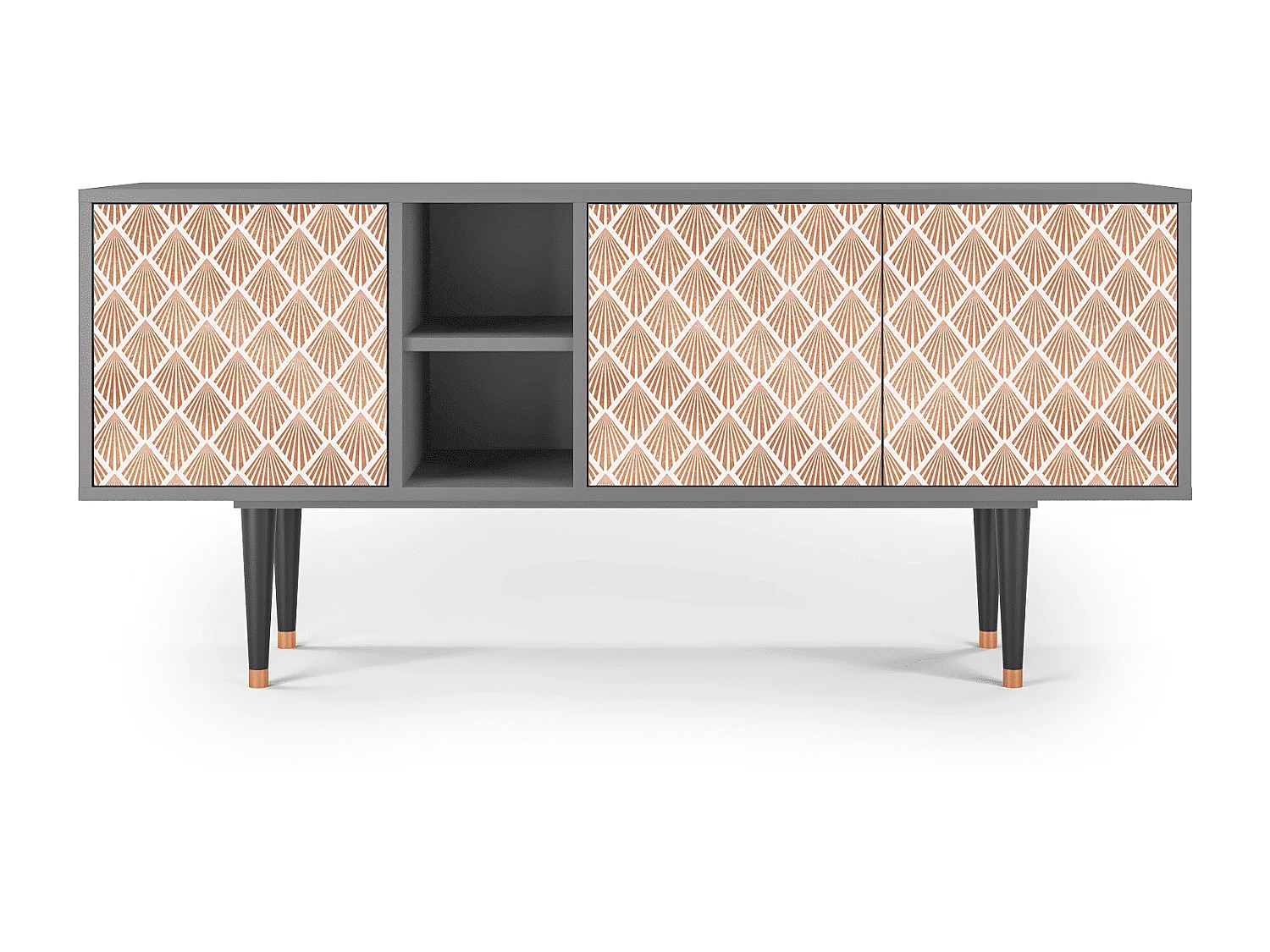 Mobile TV - 150х69х41 cm - T5 - Pastel Sunrise, Grigio