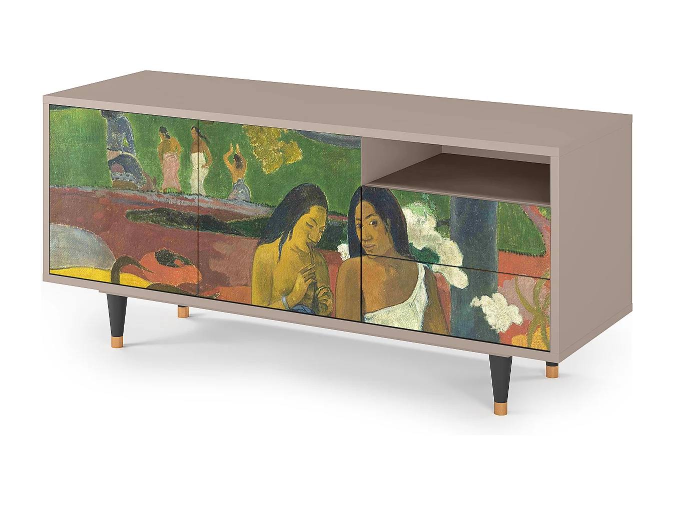 Meuble TV - 125х56х41 cm - T7 - Arearea , Latte