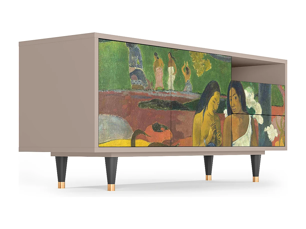 Meuble TV - 125х56х41 cm - T7 - Arearea , Latte