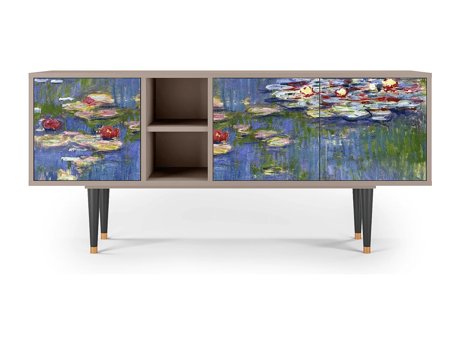 TV-Möbel - 150х69х41 cm - T5 - The water lily pond  , Latte