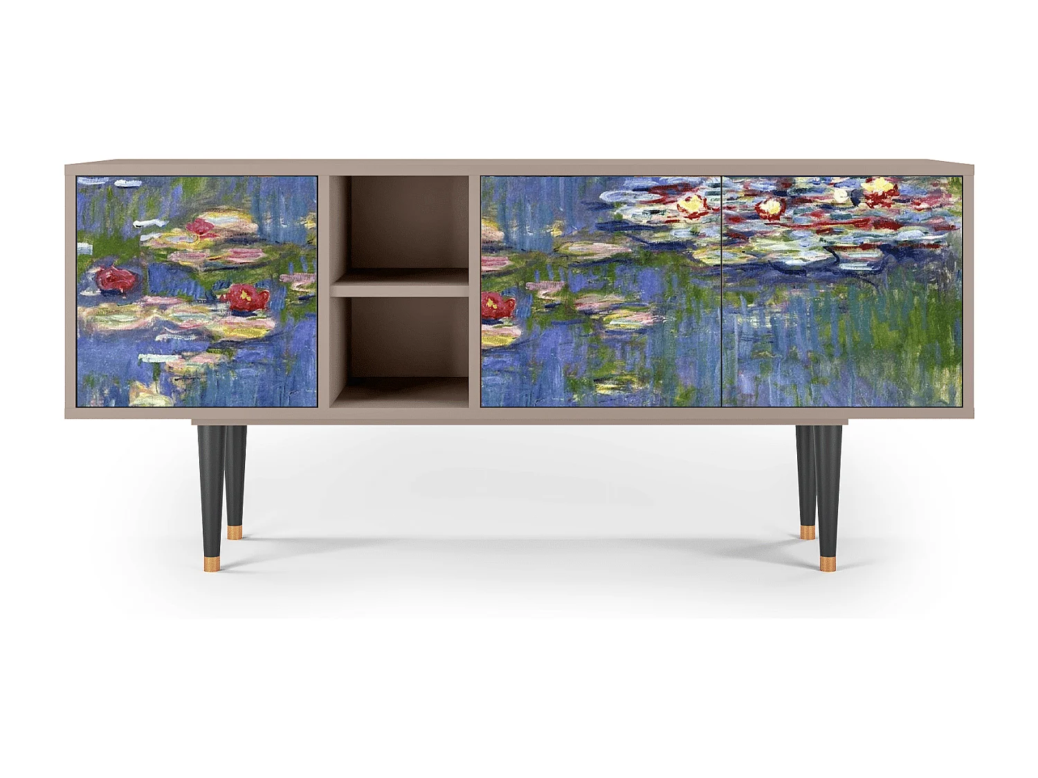 TV-meubel - 150х69х41 cm - T5 - The water lily pond  , Latte