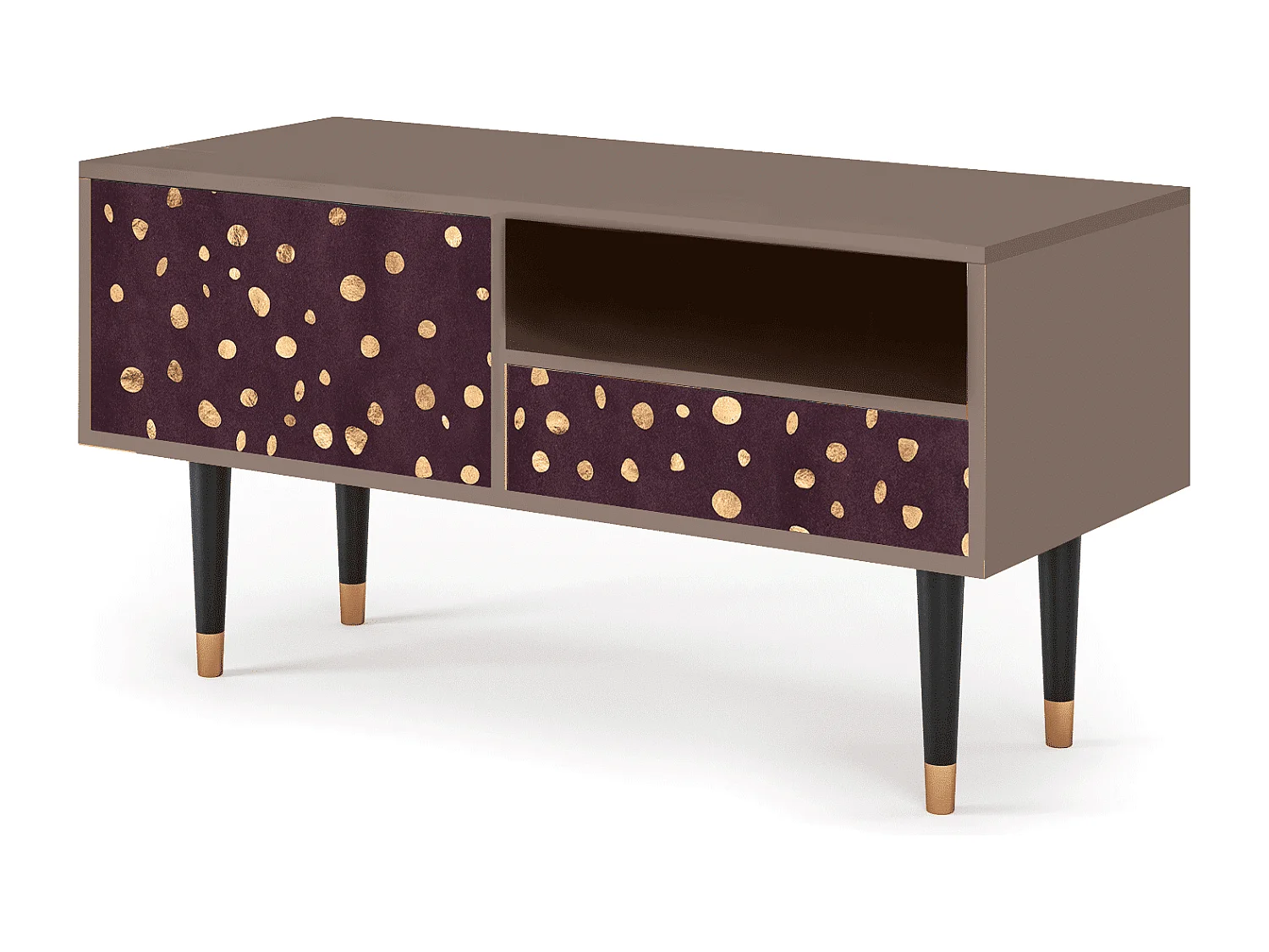 TV-meubel - 115х59х48 cm - T3 - Glowworms, Latte