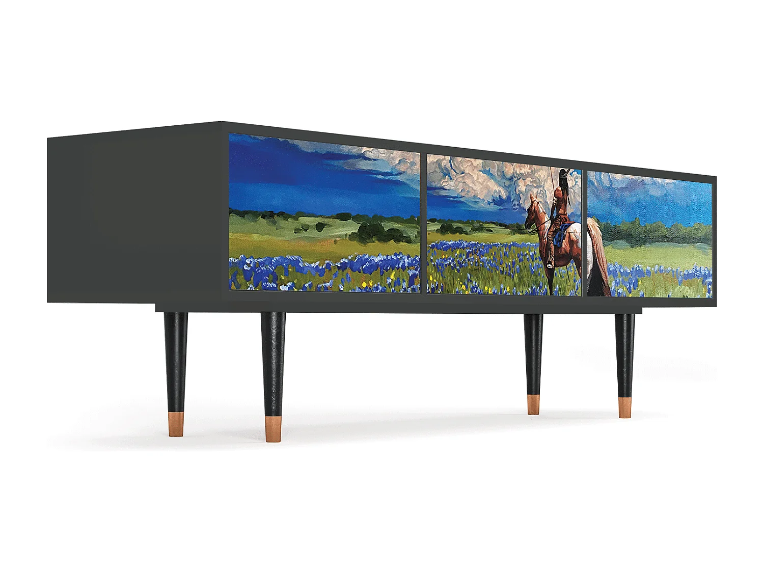 Meuble TV - 170х59х48 cm - T4 - Thunderheads by Dean, Anthracite