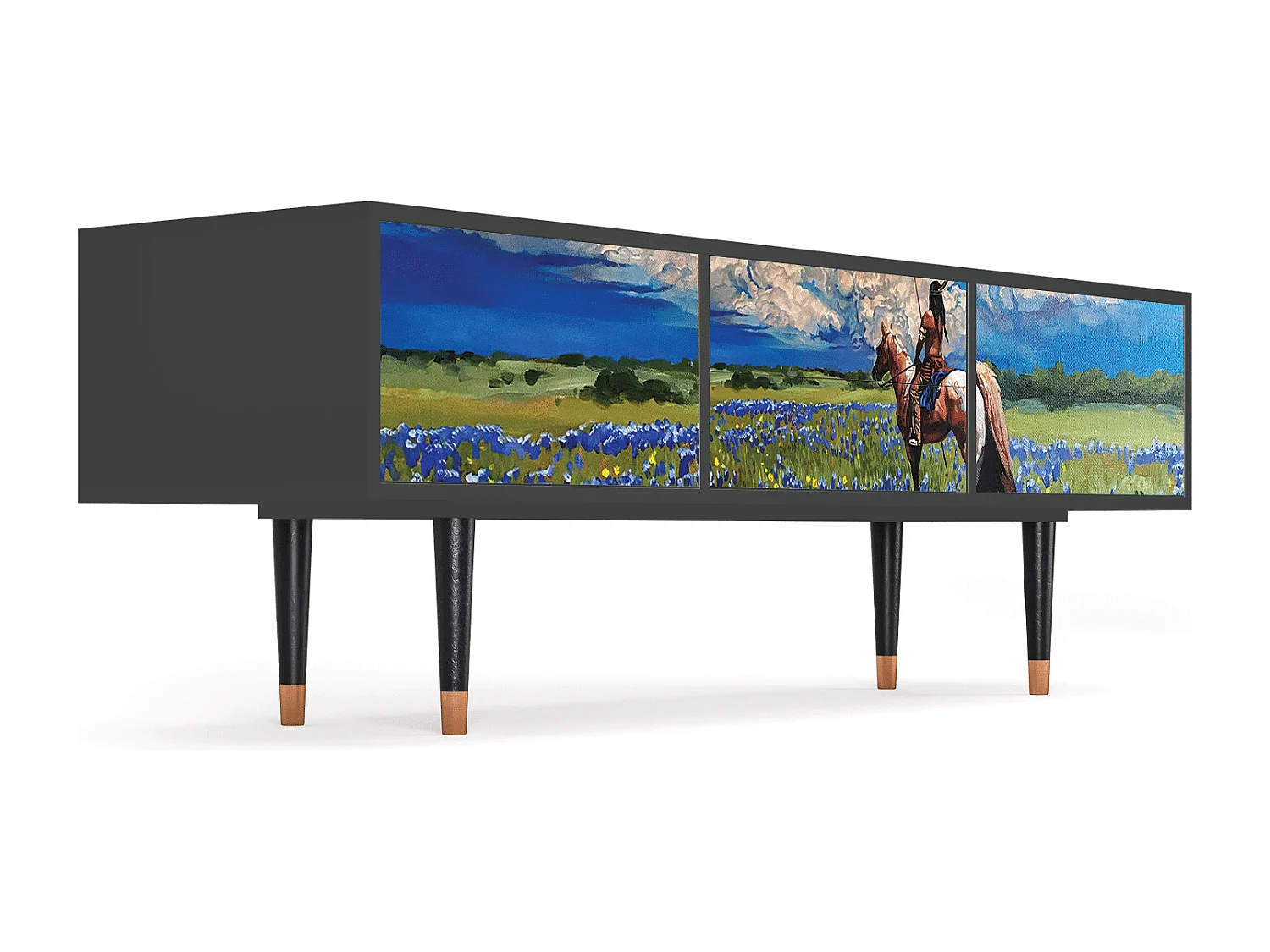 Meuble TV - 170х59х48 cm - T4 - Thunderheads by Dean, Anthracite