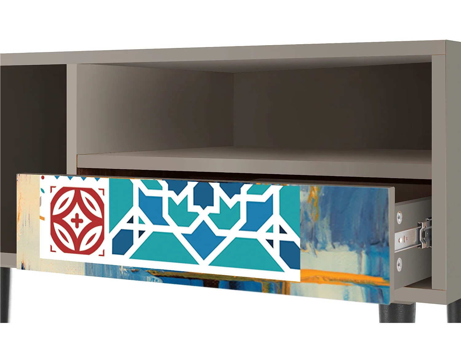 Meuble TV - 115х59х48 cm - T3 - Moroccan Market, Sable