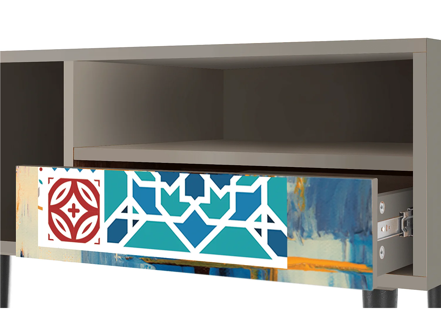 Mueble de TV - 115х59х48 cm - T3 - Moroccan Market, Arena