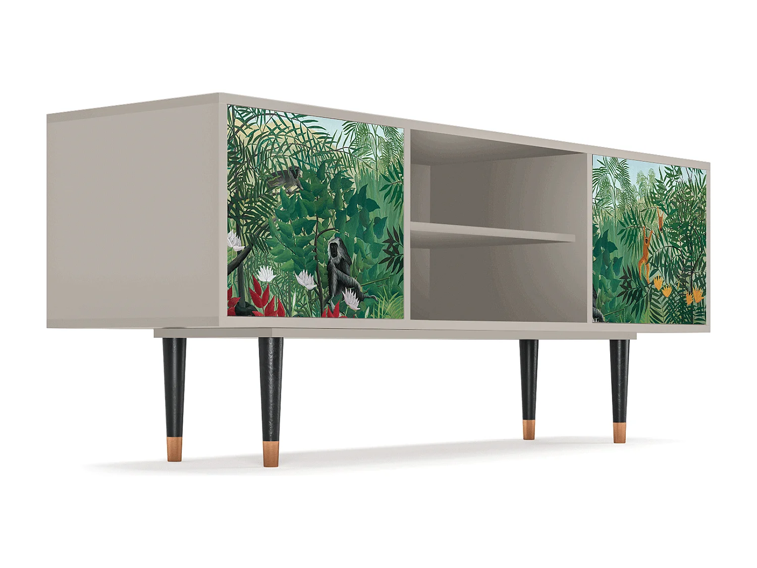 Mobile TV - 170х69х48 cm - T2 - Jungles in Paris, Sabbia