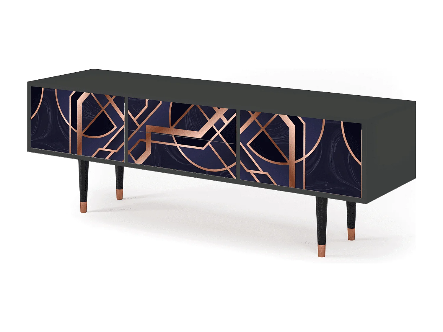 Mobile TV - 170х59х48 cm - T4 - Purple Temple, Antracite