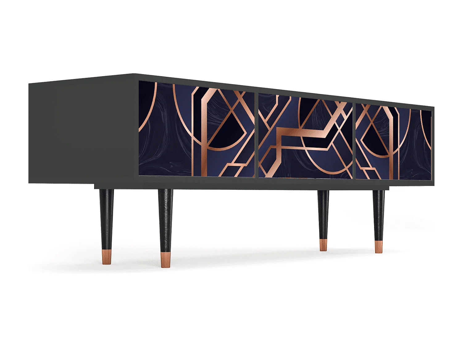 Mobile TV - 170х59х48 cm - T4 - Purple Temple, Antracite