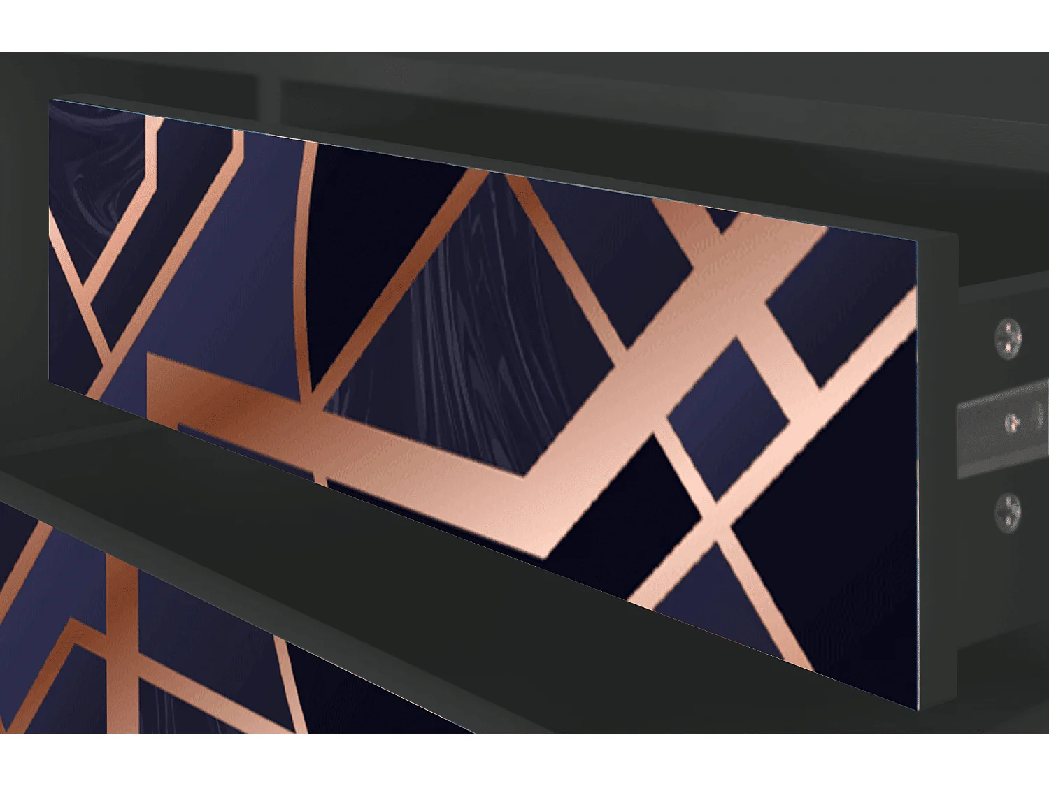 Mobile TV - 170х59х48 cm - T4 - Purple Temple, Antracite