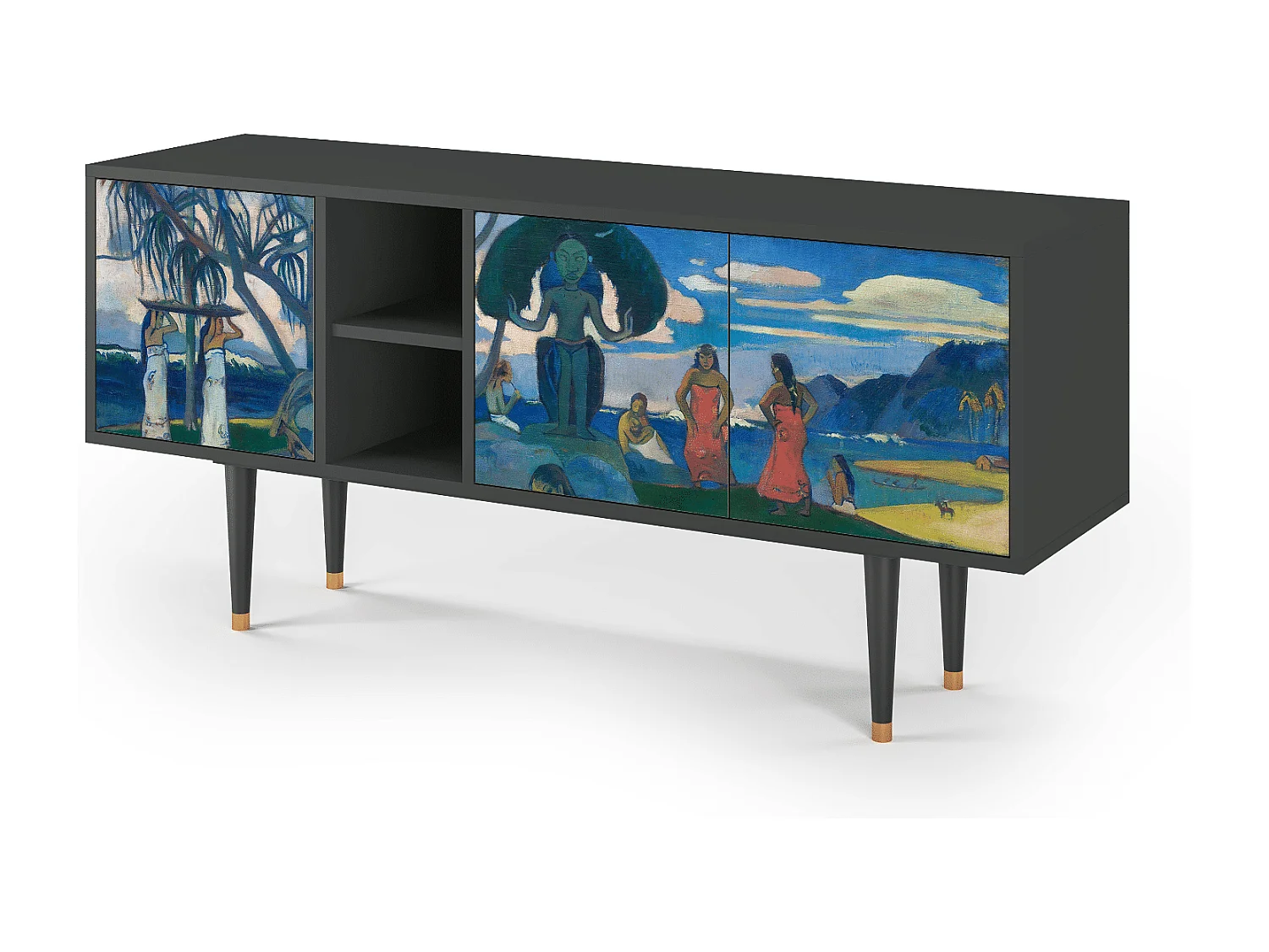 Meuble TV - 150х69х41 cm - T5 - Day of the God, Anthracite