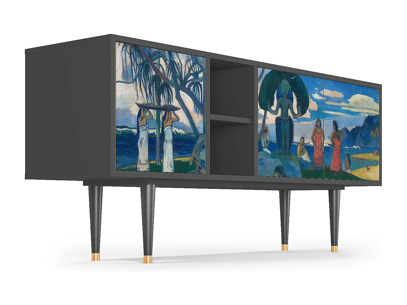 Meuble TV - 150х69х41 cm - T5 - Day of the God, Anthracite