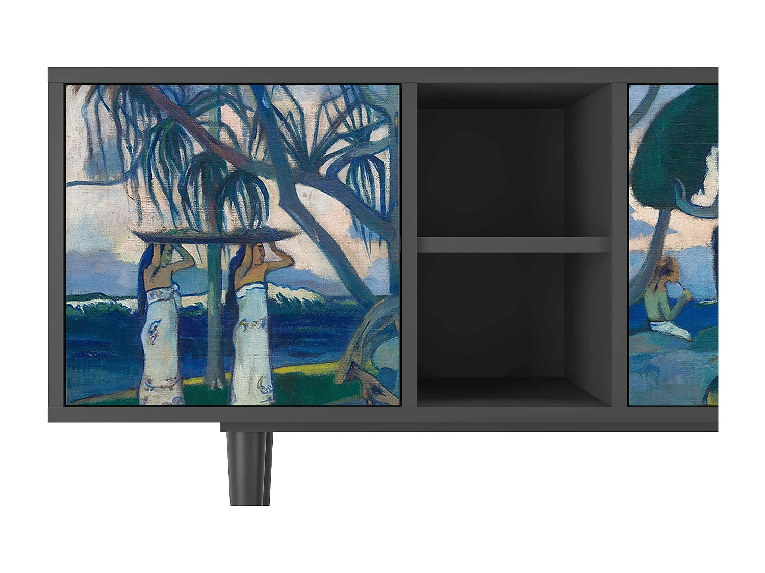 Meuble TV - 150х69х41 cm - T5 - Day of the God, Anthracite