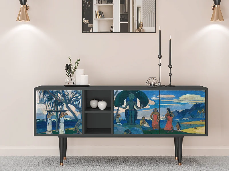 Meuble TV - 150х69х41 cm - T5 - Day of the God, Anthracite