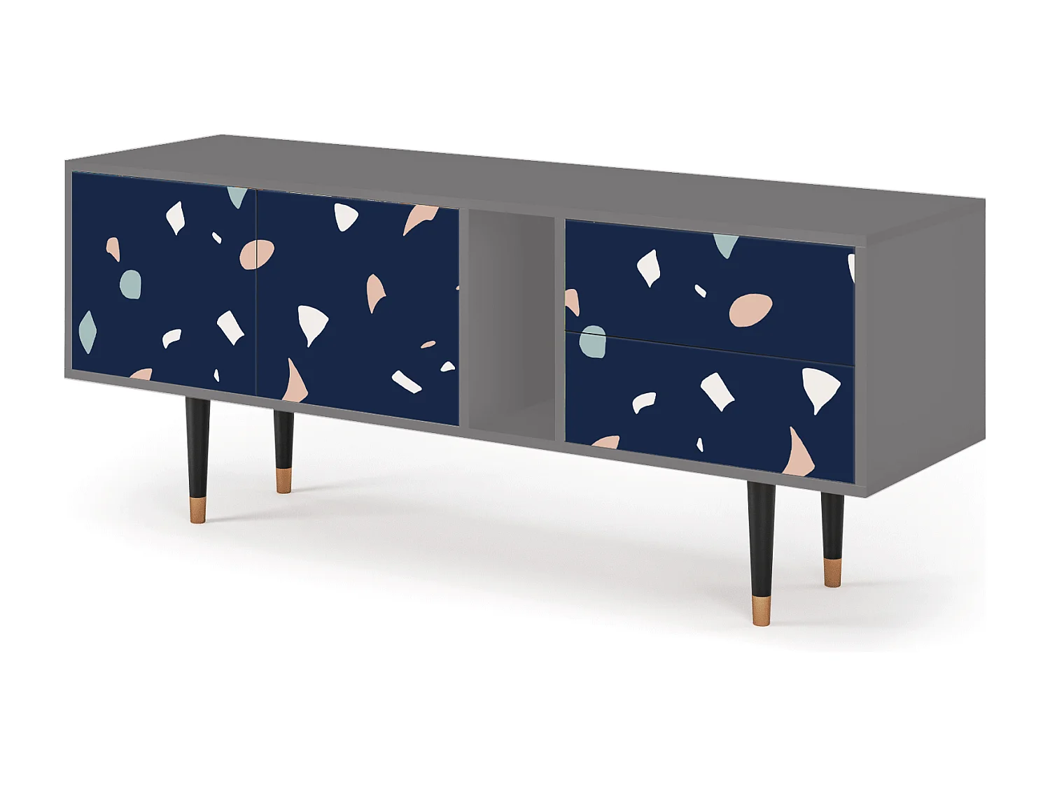 Mobile TV - 170х69х48 cm - T1 - Space Satellites, Grigio