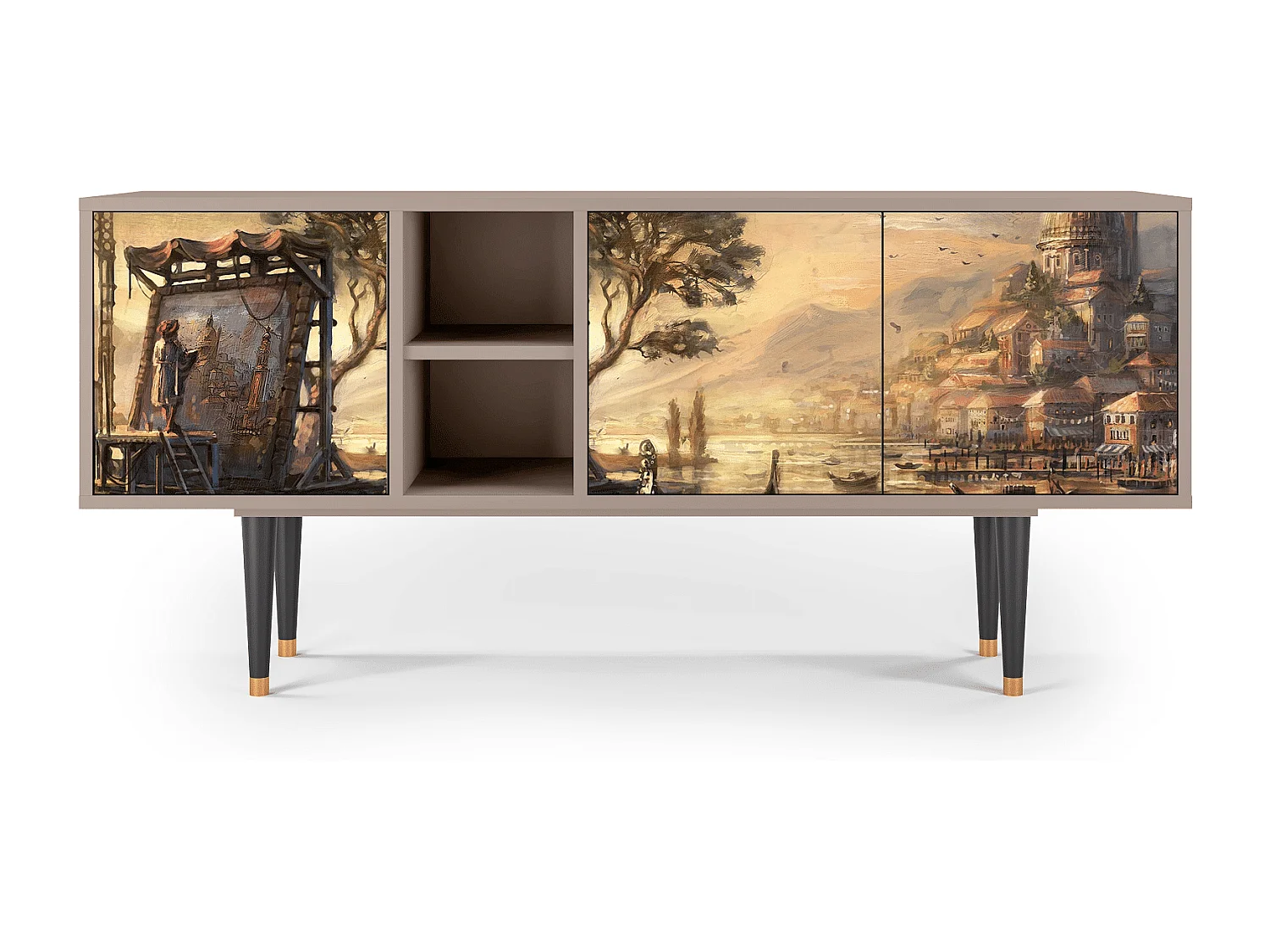 Mobile TV - 150х69х41 cm - T5 - Venice, Sabbia