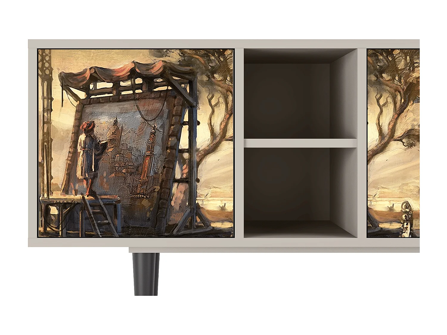 Mobile TV - 150х69х41 cm - T5 - Venice, Sabbia