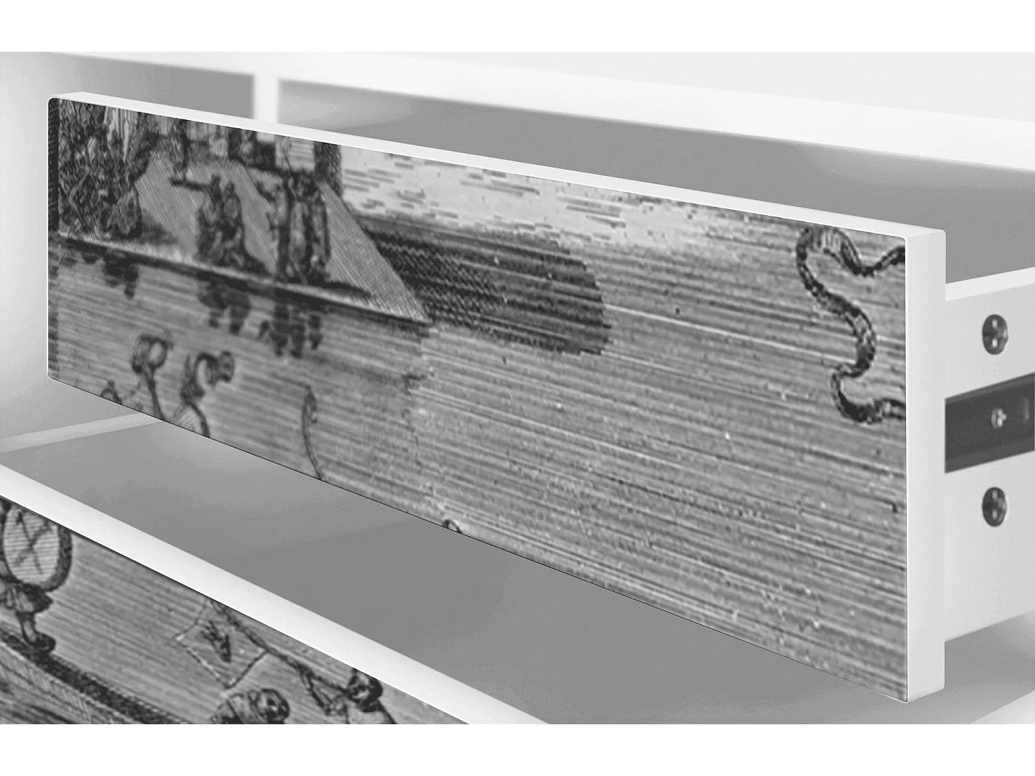 TV-meubel - 170х59х48 cm - T4 - Saint Martin, Wit