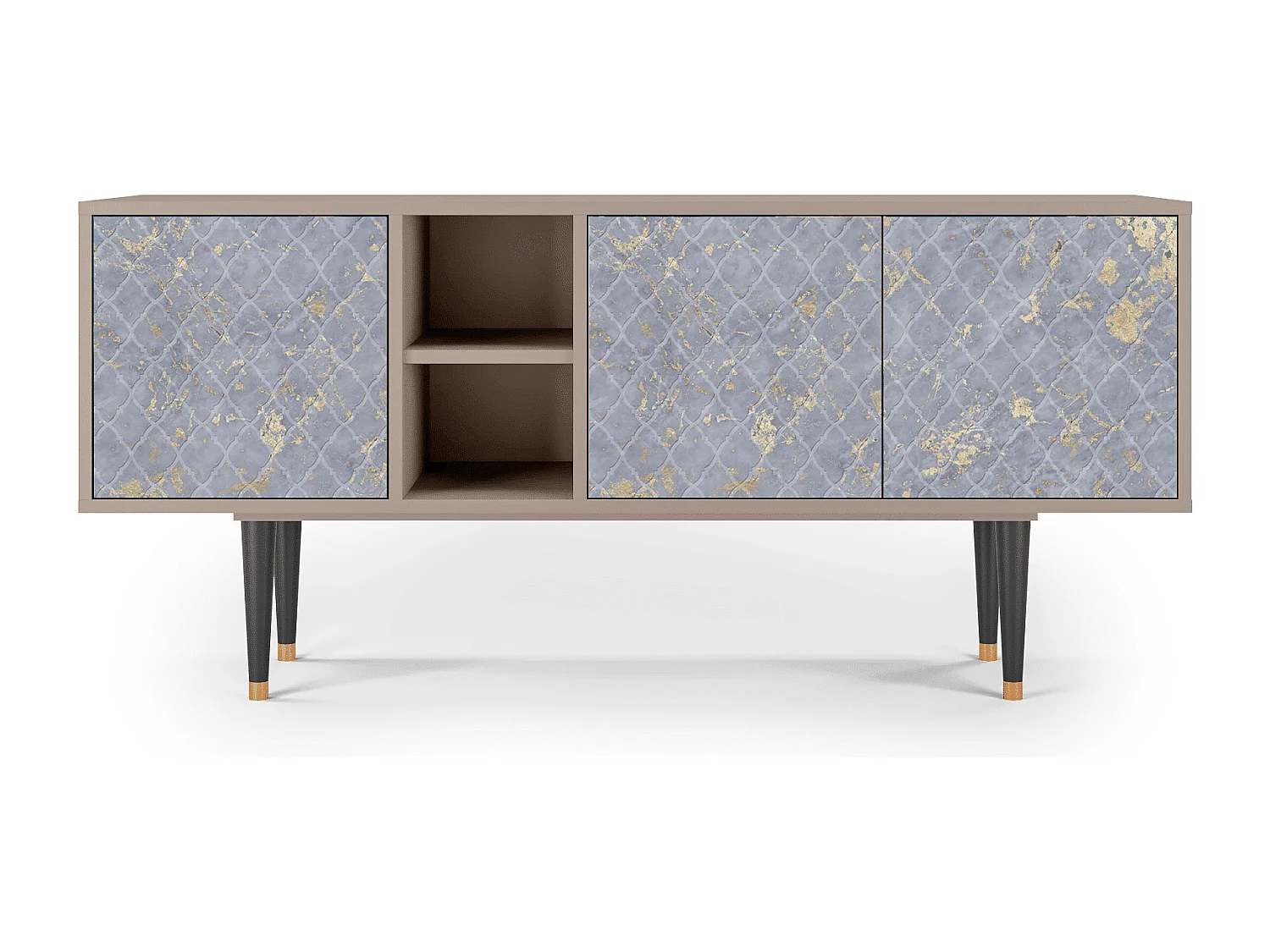 TV-Möbel - 150х69х41 cm - T5 - Golden Smoke, Latte