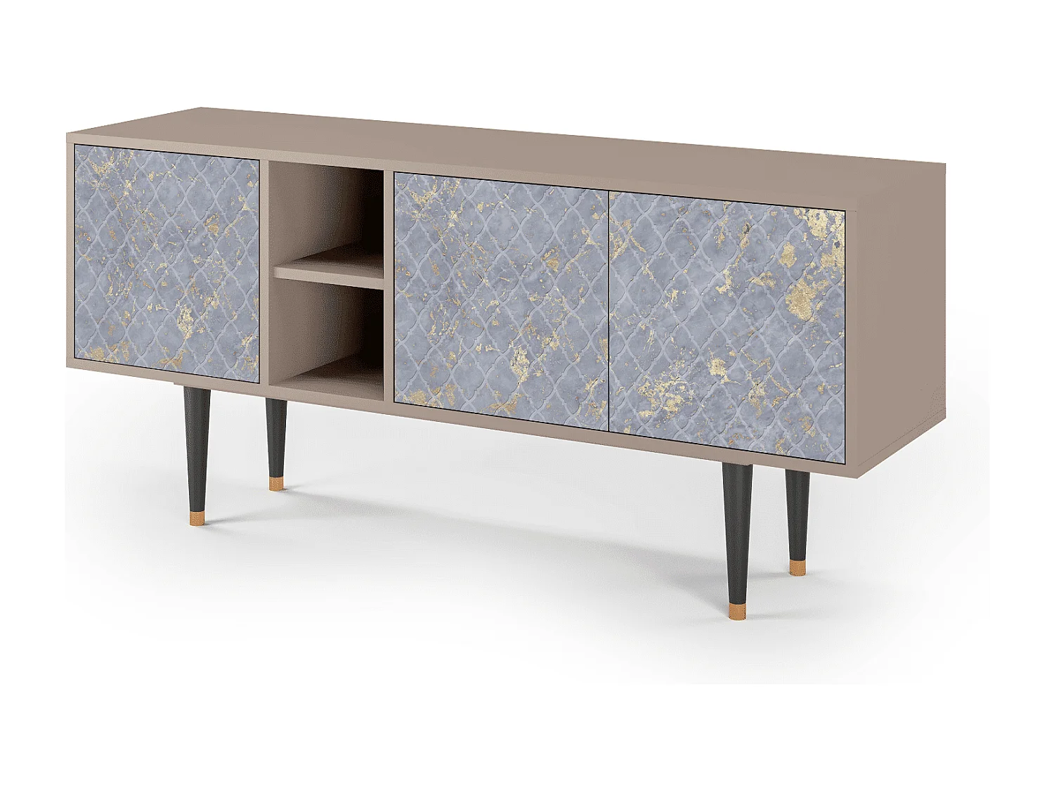 TV-Möbel - 150х69х41 cm - T5 - Golden Smoke, Latte