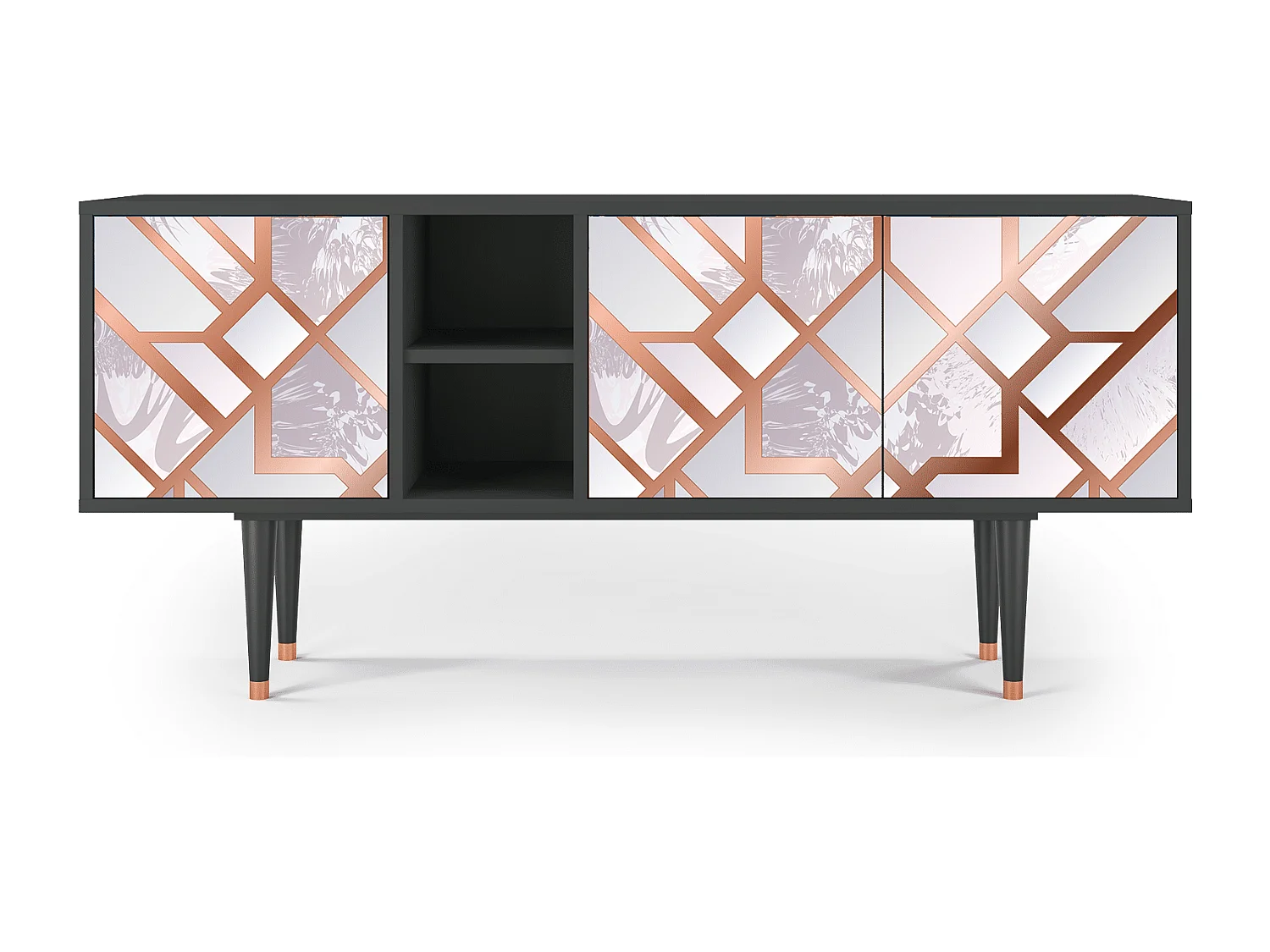 Meuble TV - 150х69х41 cm - T5 - Pastel Fairytale, Anthracite