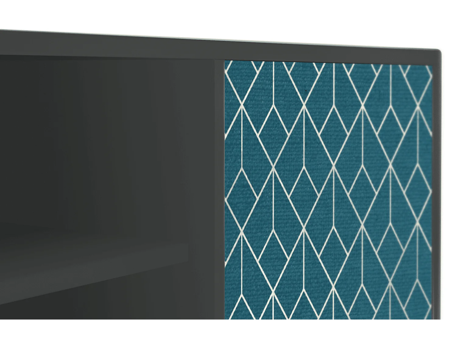 Mobile TV - 170х69х48 cm - T2 - Turquoise Geometry, Antracite