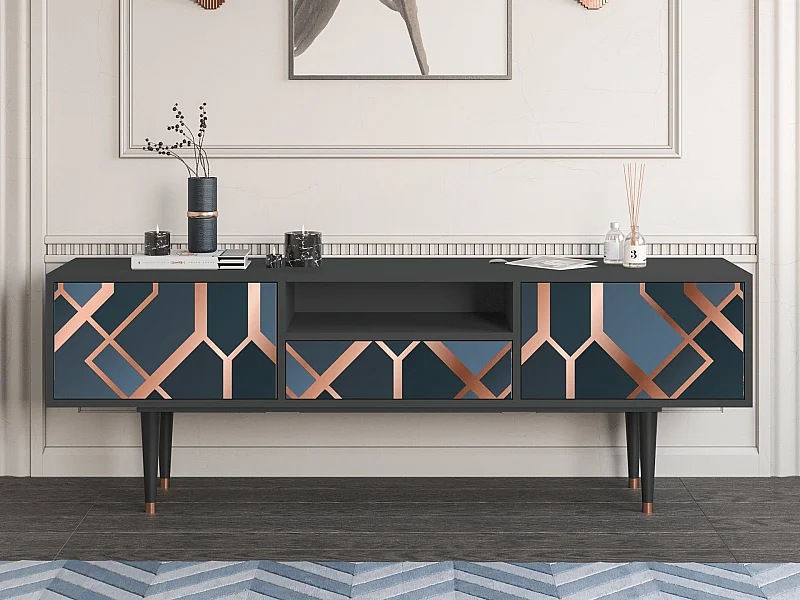 Mobile TV - 170х59х41 cm - T6 - Ashy 1920', Antracite