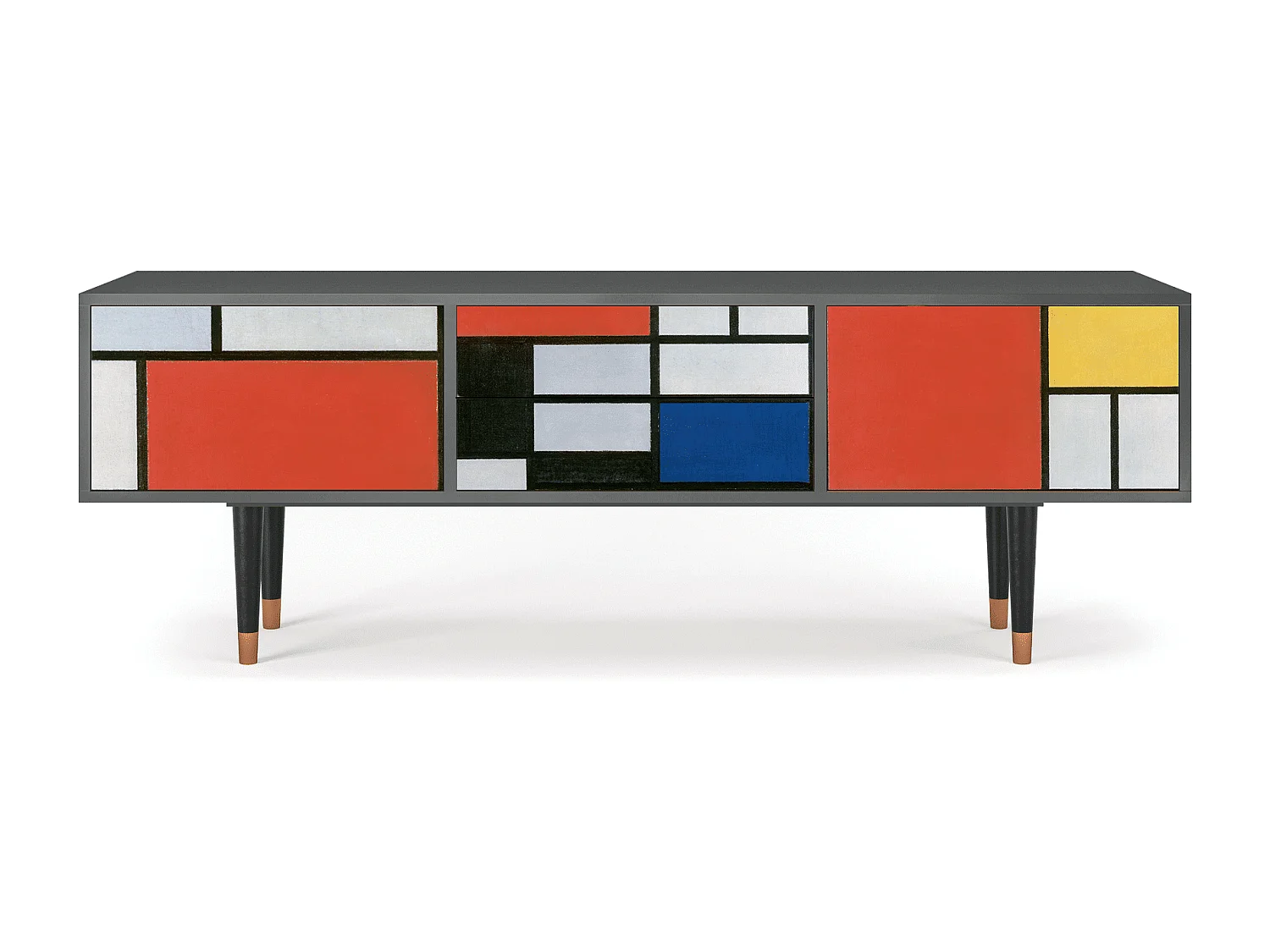 Meuble TV - 170х59х48 cm - T4 - Composition, Anthracite