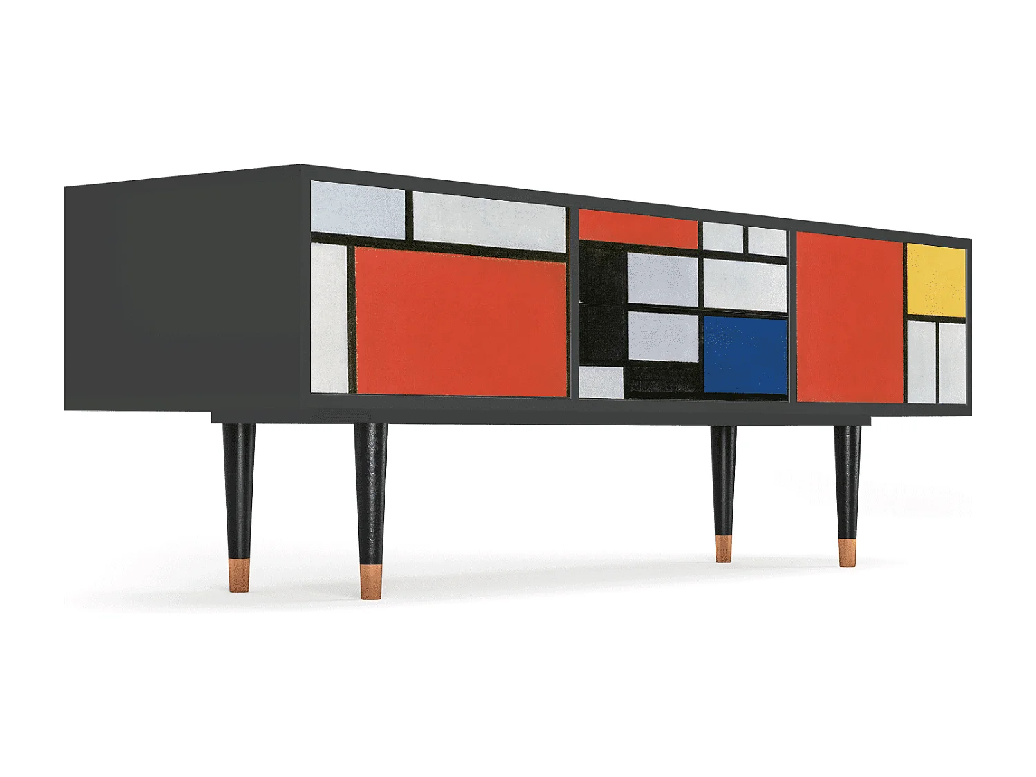 Meuble TV - 170х59х48 cm - T4 - Composition, Anthracite