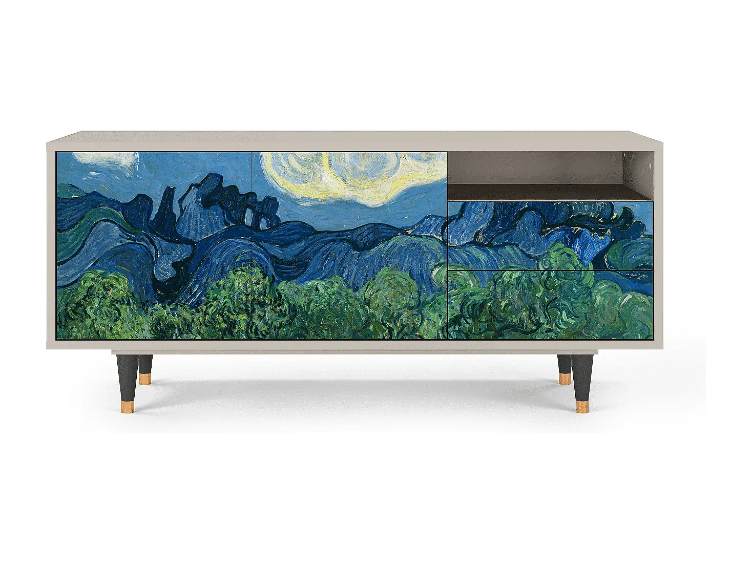 Mueble de TV - 125х56х41 cm - T7 - The Oil Trees, Arena