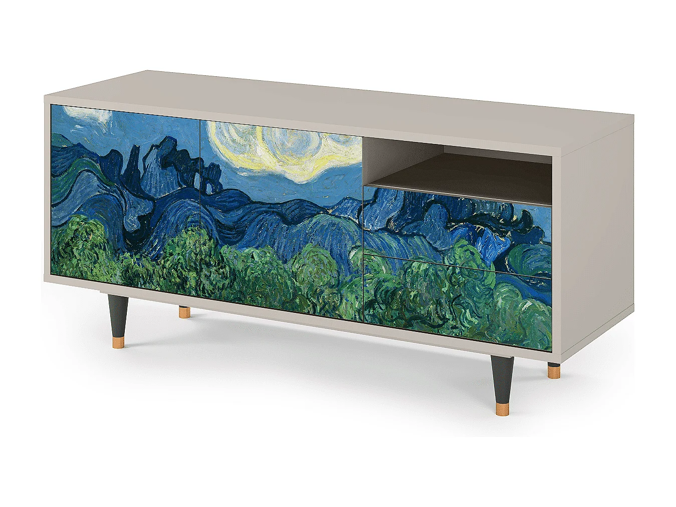 Mueble de TV - 125х56х41 cm - T7 - The Oil Trees, Arena