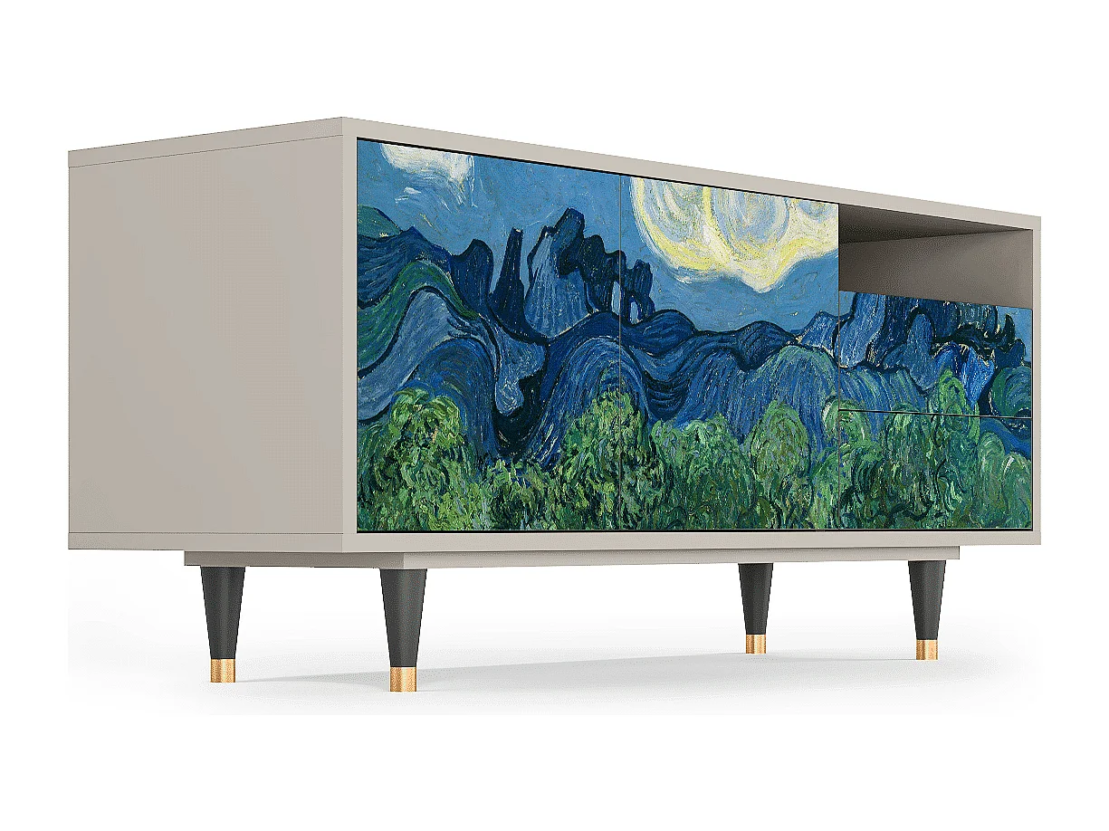 Mueble de TV - 125х56х41 cm - T7 - The Oil Trees, Arena