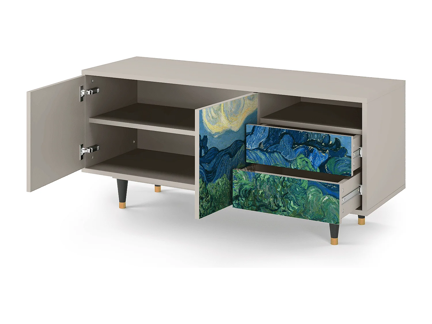 Mueble de TV - 125х56х41 cm - T7 - The Oil Trees, Arena