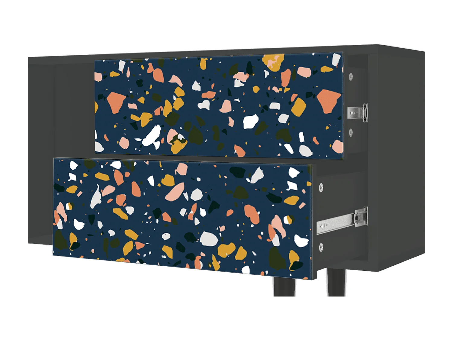 Meuble TV - 170х69х48 cm - T1 - Night Sky Langhterns, Anthracite