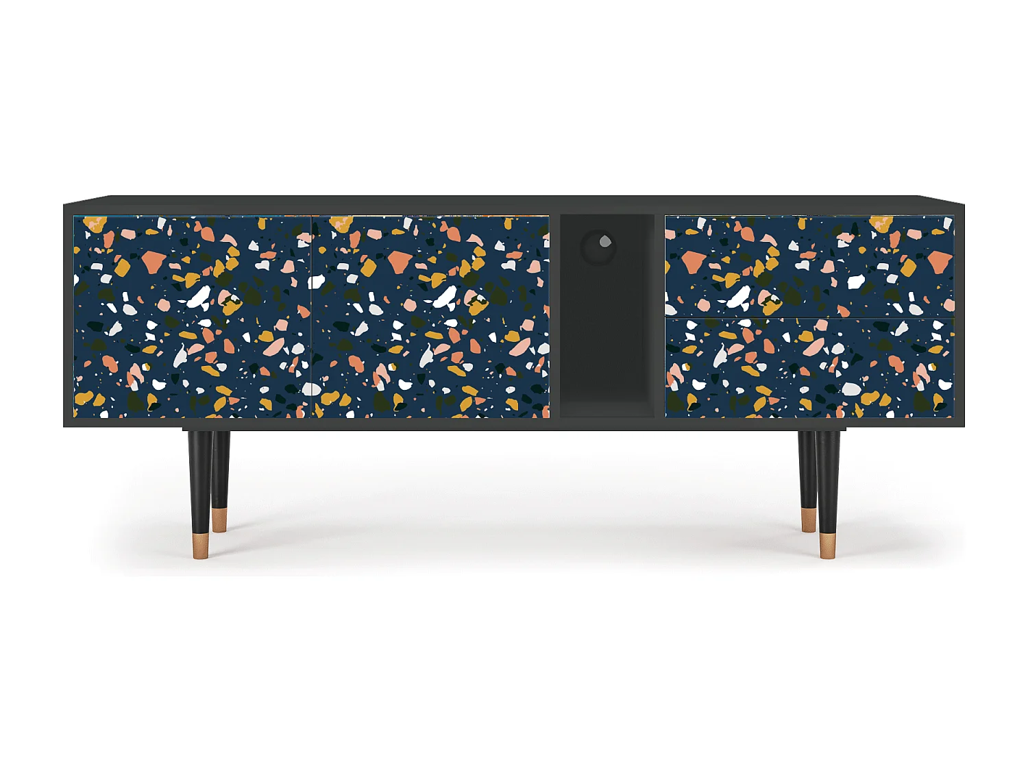 Meuble TV - 170х69х48 cm - T1 - Night Sky Langhterns, Anthracite