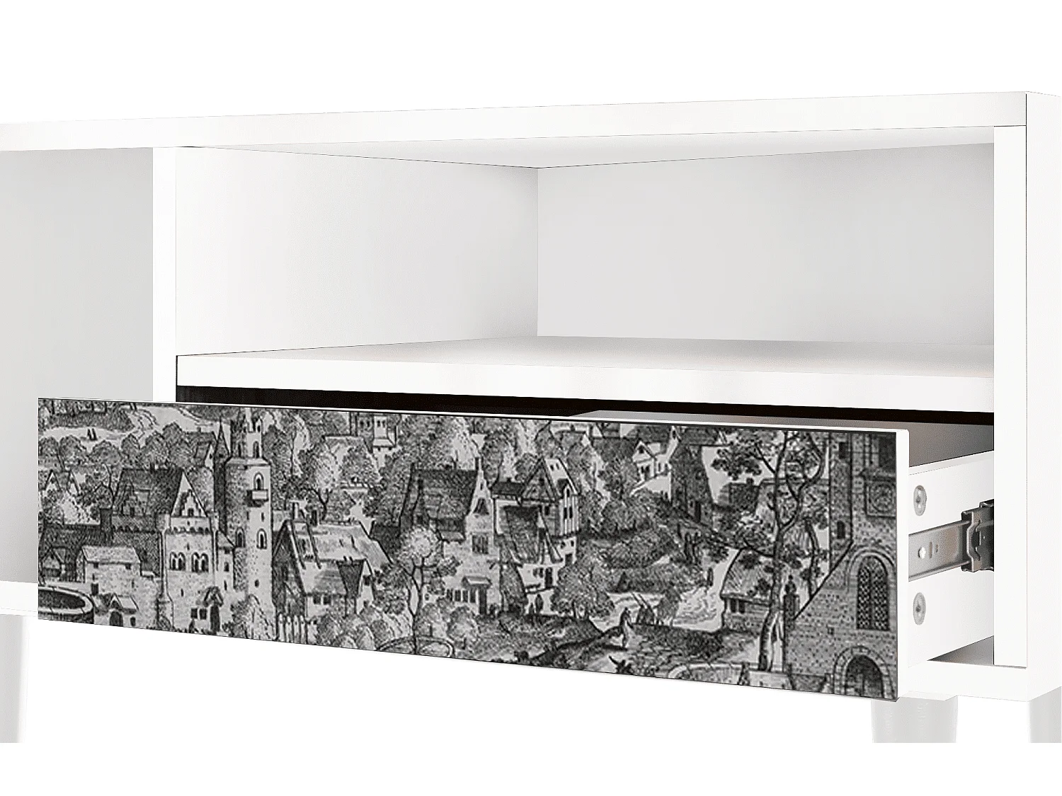 TV-Möbel - 115х59х48 cm - T3 - Departure, Weiß