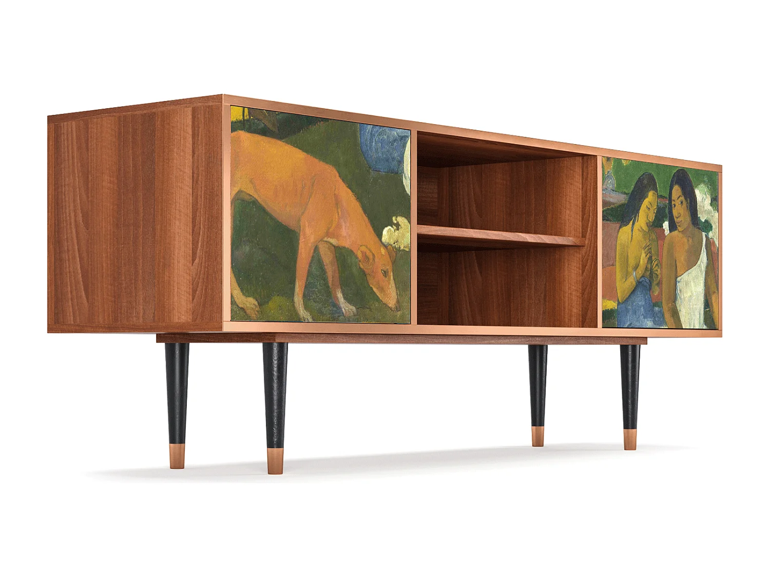 TV-meubel - 170х69х48 cm - T2 - Arearea , Walnoot