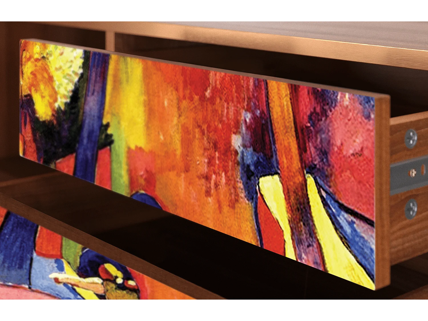 Meuble TV - 170х59х48 cm - T4 - The Turning Road, Noyer