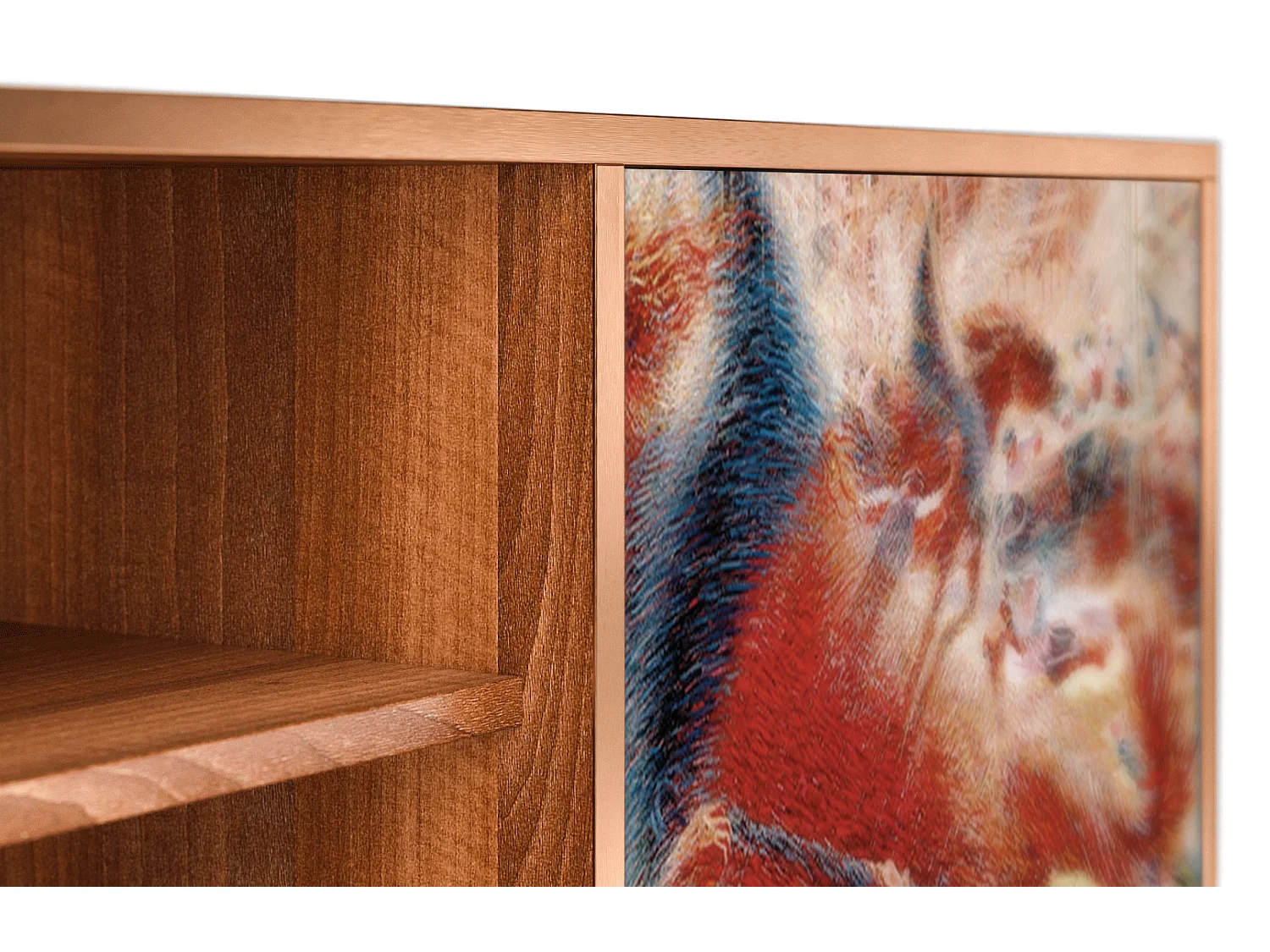 Mobile TV - 170х69х48 cm - T2 - The City Rises, Noce