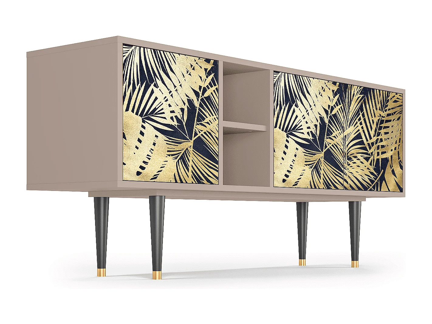 Meuble TV - 150х69х41 cm - T5 - Jungle Vibes, Latte