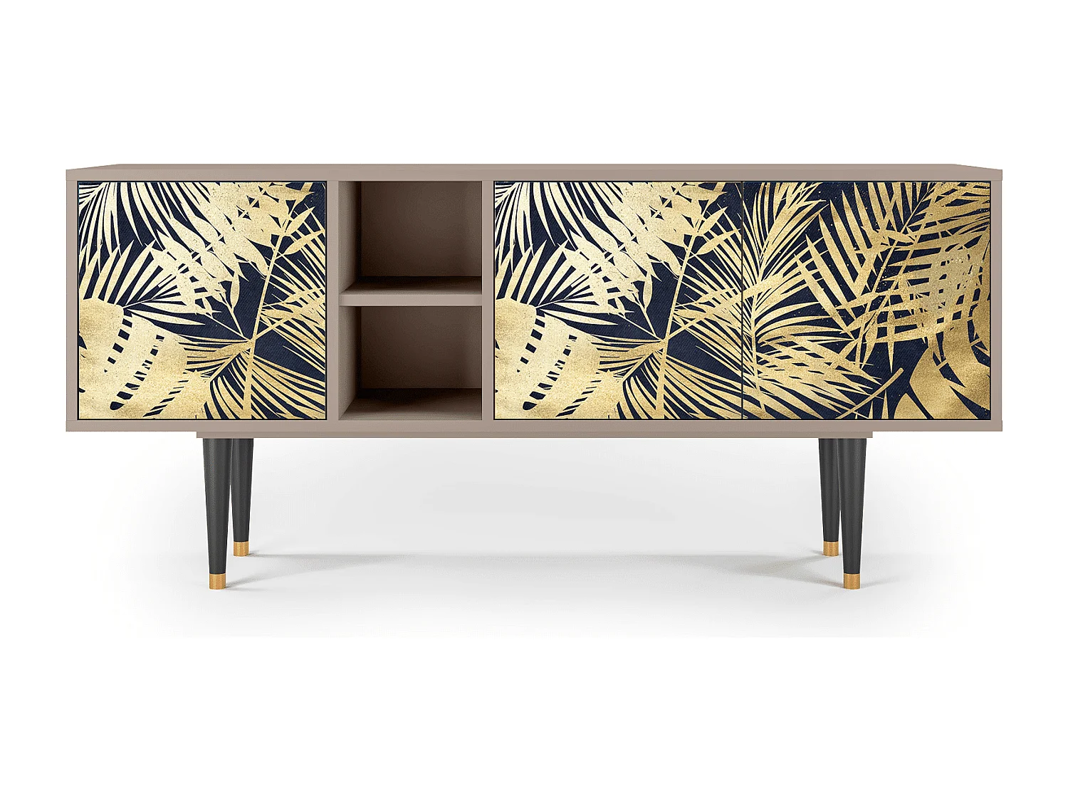 Meuble TV - 150х69х41 cm - T5 - Jungle Vibes, Latte