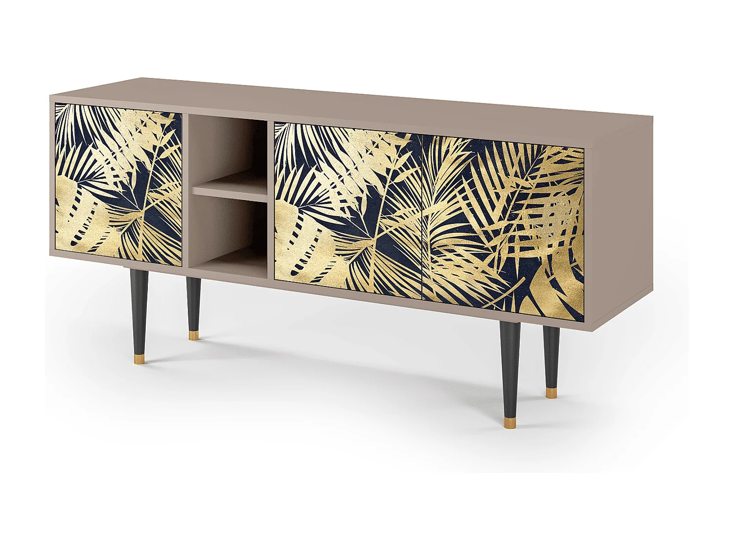 Meuble TV - 150х69х41 cm - T5 - Jungle Vibes, Latte