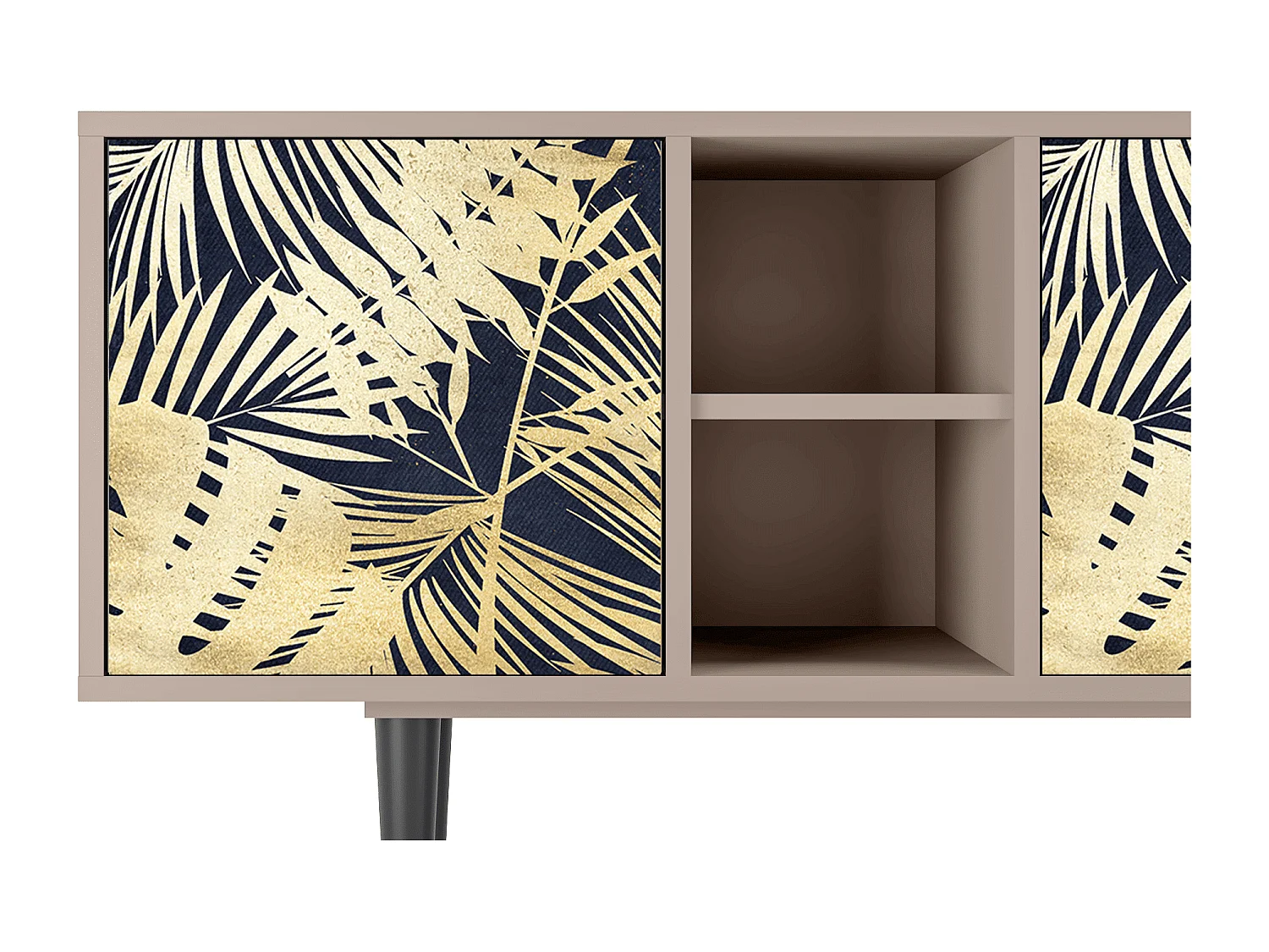 Meuble TV - 150х69х41 cm - T5 - Jungle Vibes, Latte