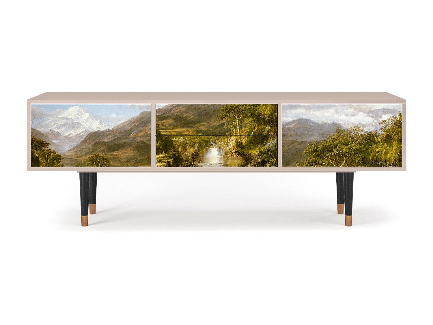 Meuble TV - 170х59х48 cm - T4 - The Heart of the Andes , Latte